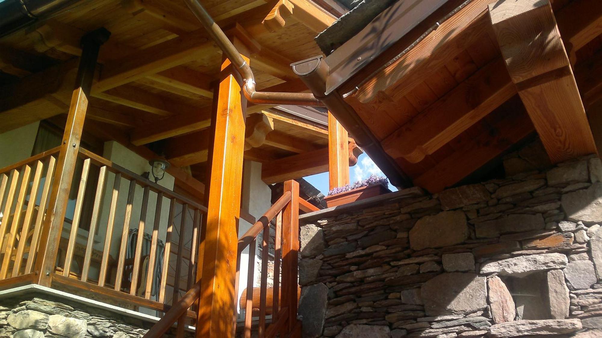 Eco Chalet Maison Dominique Challand-Saint-Anselme Exteriér fotografie